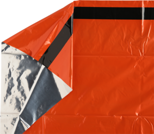 Värmefolie sovsäck röd/silver 90x210 cm