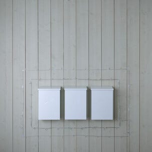LED Läpinäkyvä valoketju Northlight, lämpimän valkoinen