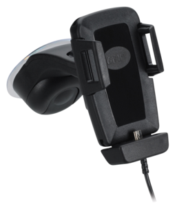 Telefonhållare med fäste för laddkabel, iGRIP
