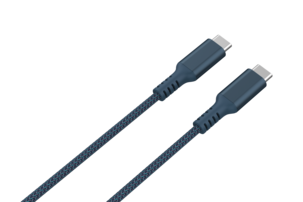 USB-C-kaapeli 1,5 m USB-C–USB-C kangaspäällysteinen, Clas Ohlson