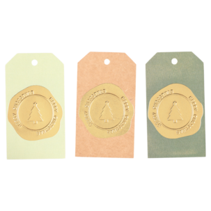 Presentetiketter sigill 12-pack