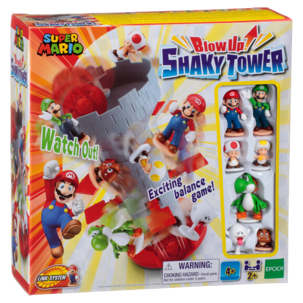 Super Mario Blow Up! Shaky Tower balansspel, från 4 år