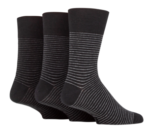 SockShop Gentle Grip Miesten sukat, 39–45, 3 paria