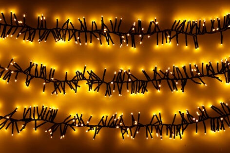 Ljusslinga Cluster, 8 ljuseffekter, utomhus, Northlight