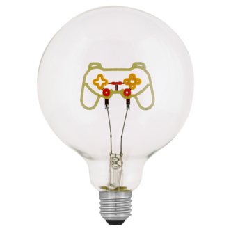 Dekorpære dimbar LED med lysende motiv E27 4 W