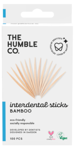 Tannpirker bambus, The Humble Co, 100-pakning