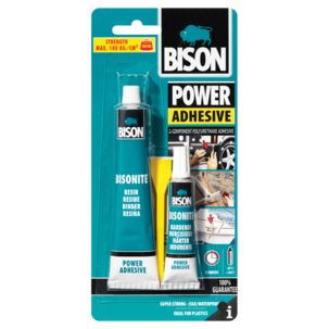 Bison Power Adhesive lim epoxy, beige, 65 ml