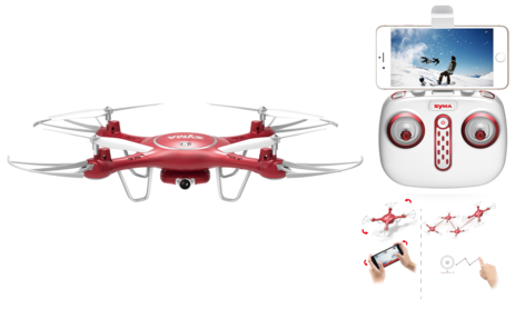 Drone X5UW med kamera og WiFi