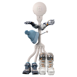 Hedgehog Buddy 4 Ionic elektrisk skotørker for vegg