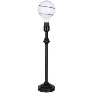 Lampefot Olof metall, svart, 50 cm, E27