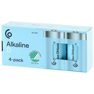 Paristo, alkaliparisto D/LR20, 16 kpl