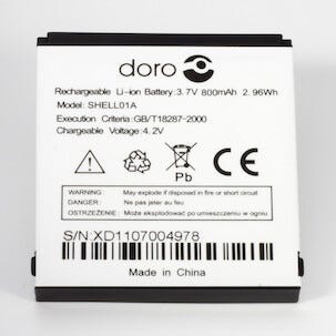 Batteri Doro SHELL01A