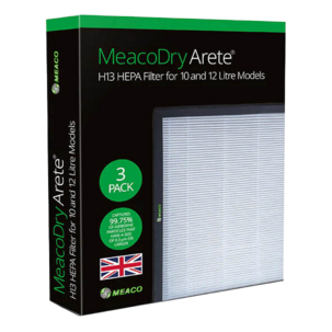 HEPA-filter til MeacoDry Arete Two 12L avfukter, 3-pk