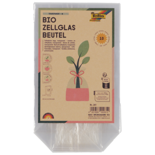 Cellofanpåsar transparenta, 10-pack