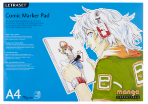 Block Letraset Comic Marker Pad