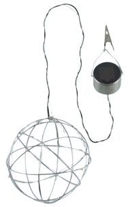 Hängande solcellsbelysning