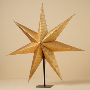Suuri paperitähti kulta, 70 cm