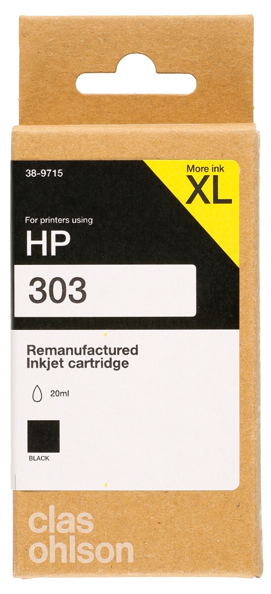 HP 303 XL C (T6N03AE) trefärgad bläckpatron, Original 415 sidor -  Bläckpatroner - Inkeurope