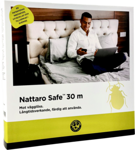 Nattaro Safe insektsmedel mot vägglöss, självhäftande tejp 