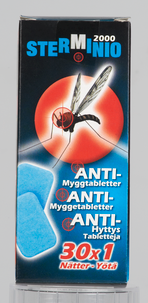 Tabletter til Sterminio myggfjerner