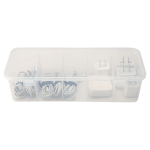 Kabelboks i plast med lokk