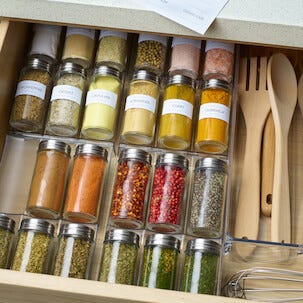 Kryddburkar glas, 6-pack