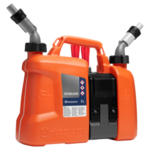Husqvarna kombidunk, 5 l bränsle och 2,5 l kedjeolja