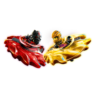 LEGO Ninjago stridspakke med Spinjitzu-dragespinnere 71826, 6 år