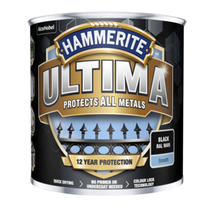 Hammerite Ultima metallfärg högblank, 250 ml