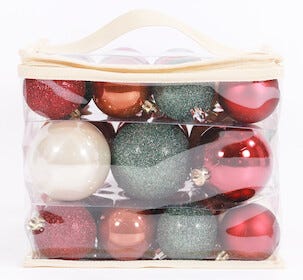 Joulupallot Mix, 41 kpl