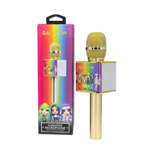 Karaokemikrofon for barn Rainbow High, fra 3 år