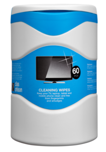 Våtservetter för skärmrengöring