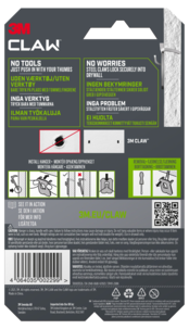 3M Claw tavelkrok för gipsvägg, 11 kg