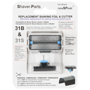Rakhuvud 31B till rakapparat Braun Series 3