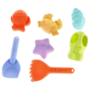 Sandleksaker med väska för vattenlek, från 3 år