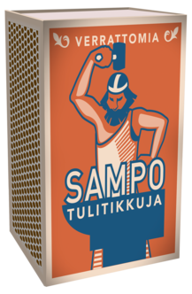 Sampo tändstickor 4,3 cm, 10-pack