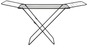 Hopfällbart torkställ