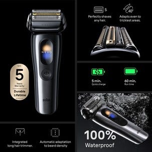 Braun NEVO 17010C barbermaskin med oppladbart reiseetui