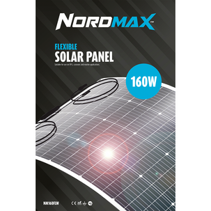 Nordmax flexibel solpanel 160 W, NM160FLW