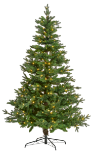 Julgran med inbyggd LED belysning, 210 cm