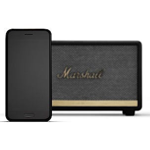 Marshall Acton II Voice Google Assistant, Bluetooth-högtalare