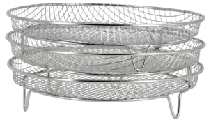 Galler till airfryer, 3 lager, Ø20x10 cm