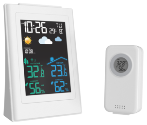 Digitaalinen sääasema, jossa värinäyttö