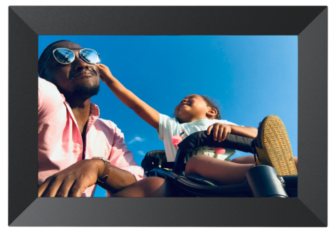 Exibel digital fotoramme 10,1 tommer med wifi