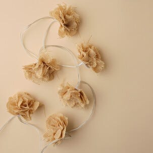 Valoketju paristokäyttöinen, kukat 1,85 m