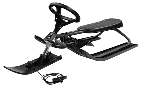 Stiga Iconic Black Snowracer, fra 5 år