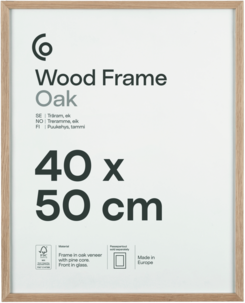 Fotoramme av FSC-merket tre på 40 x 50 cm