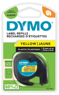 Märkband plast Dymo LetraTag