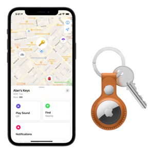 Apple AirTag Loop i läder