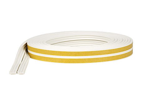 Tätningslist E-profil vit, 2-3,5 mm